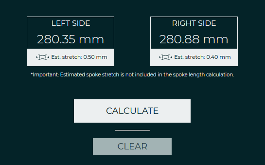 spoke calculation, get the correct length of your spokes